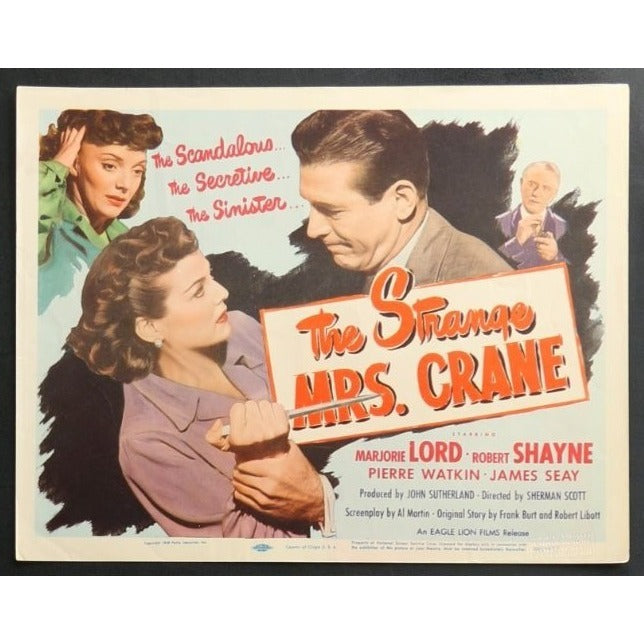 The Strange Mrs. Crane (1948) Original Lobby Card Movie Poster 11x14