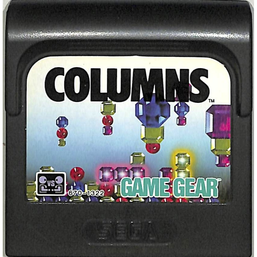 Columns (1990) Sega Game Gear Cartridge *Tested Working*