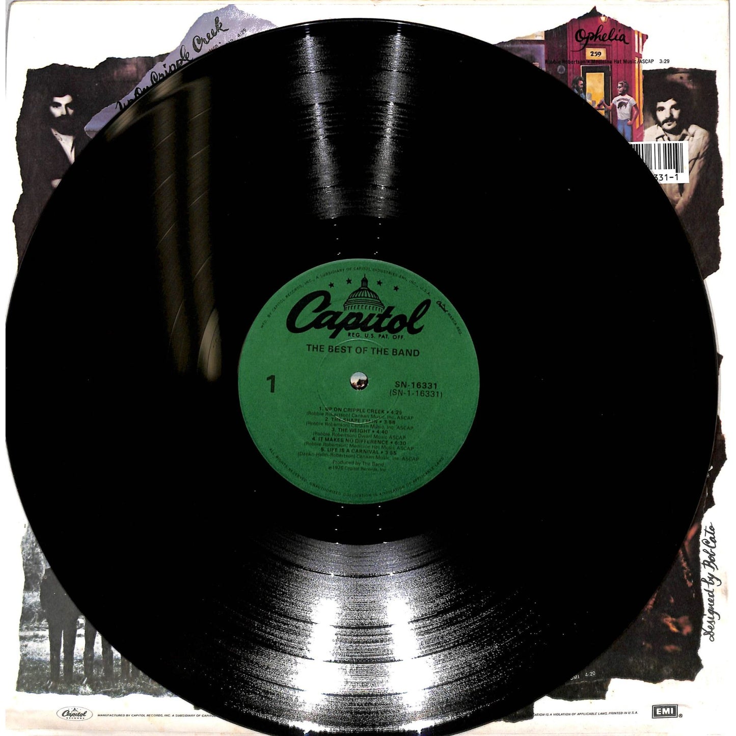 The Best of The Band Vinyl Record SN 16331