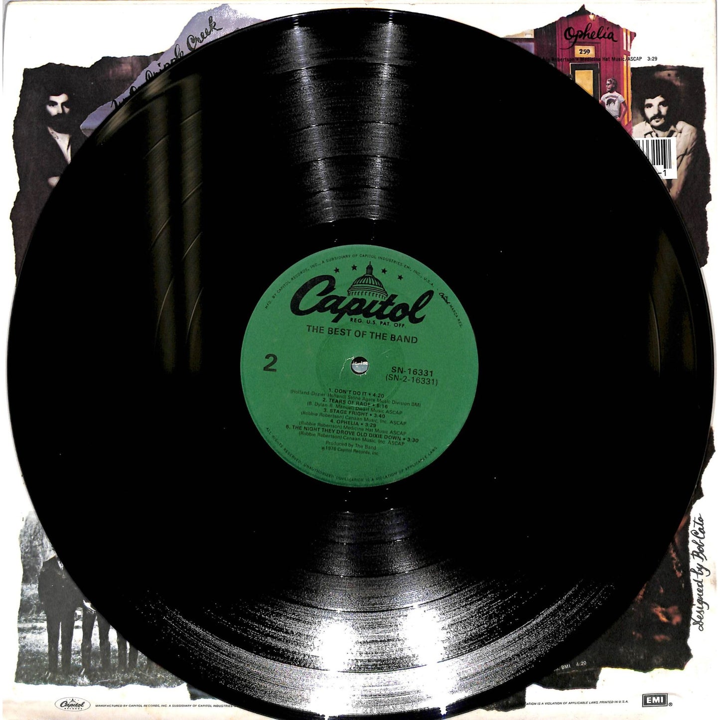 The Best of The Band Vinyl Record SN 16331