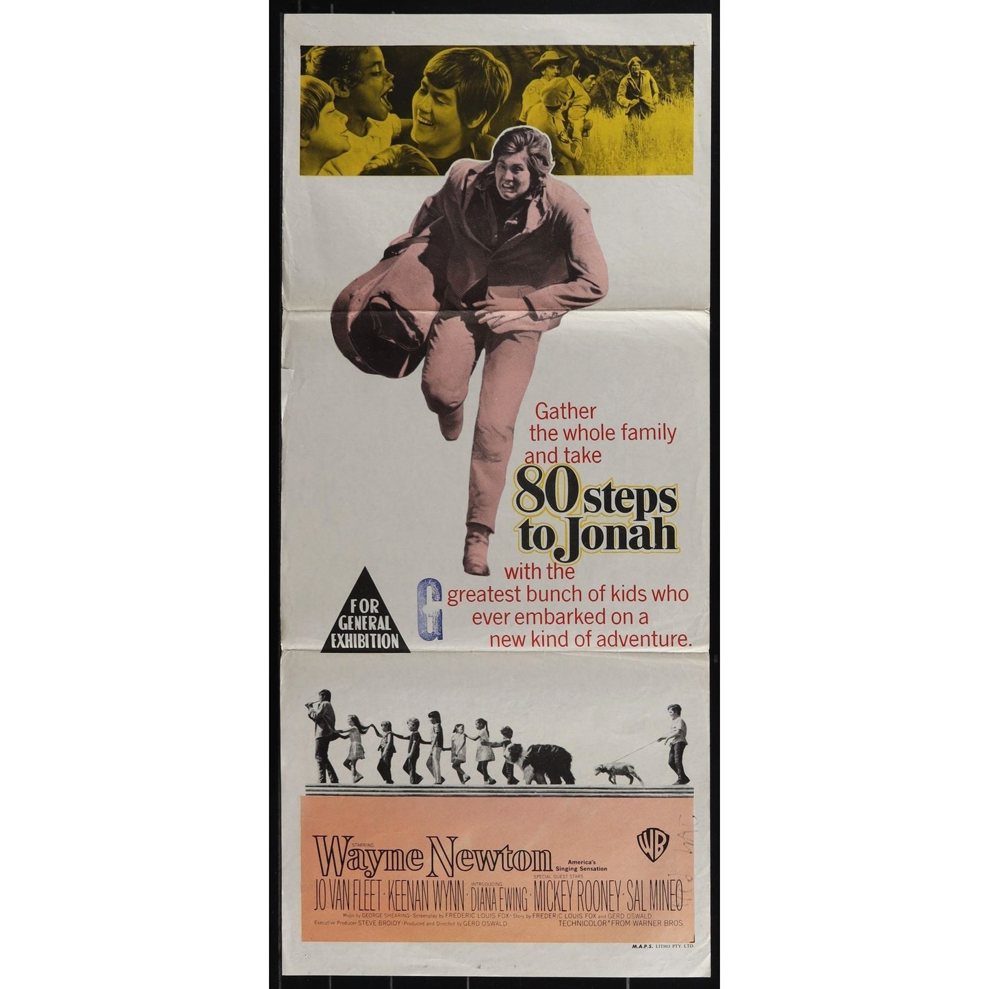 80 Steps to Jonah (1969) Original Australian Daybill Movie Poster