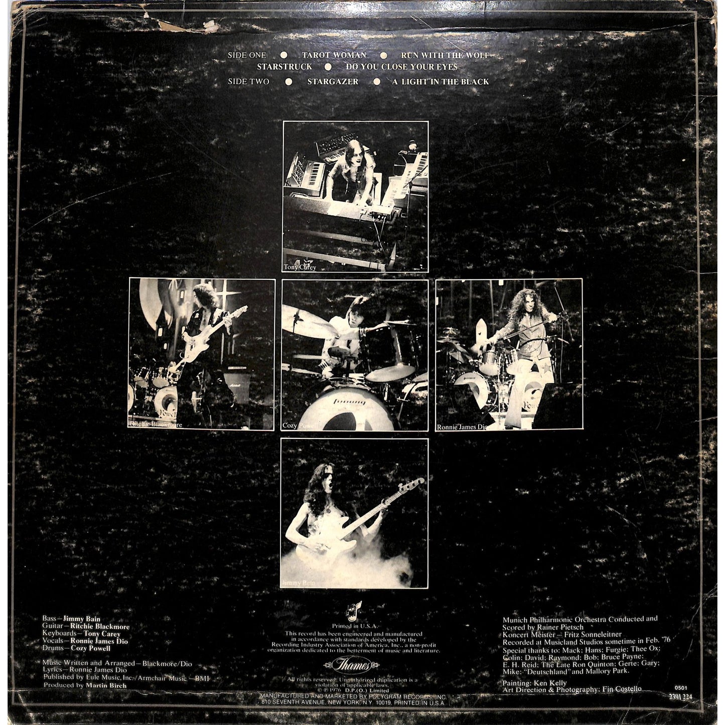 Rainbow - Rising Vinyl Record OY-1-1601