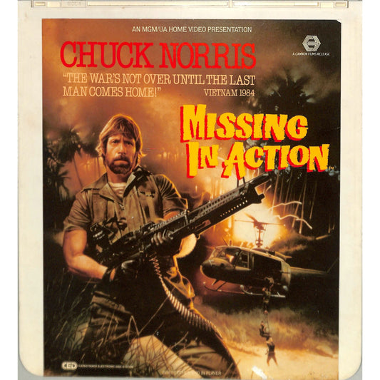 Missing in Action (1984) Vintage CED Videodisc
