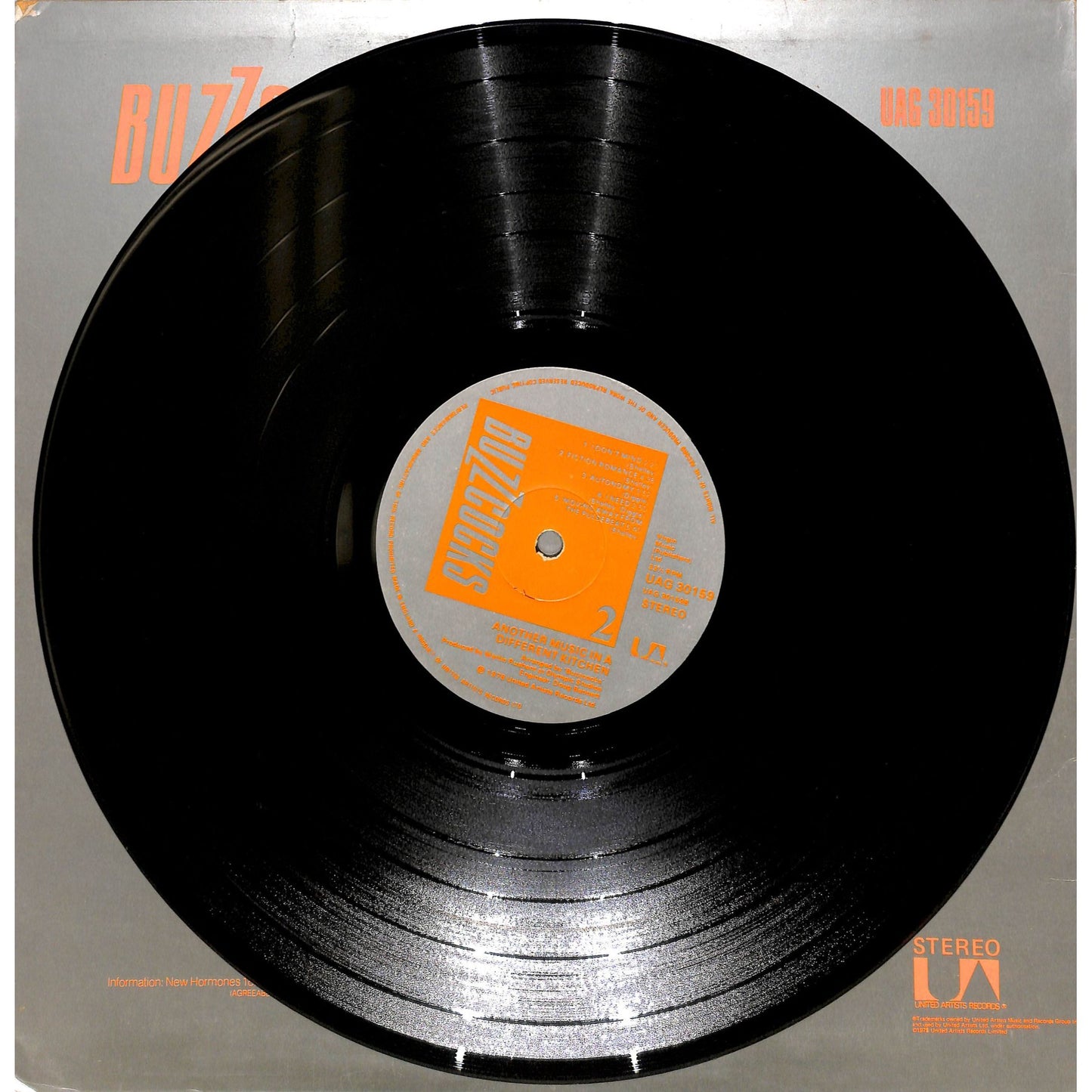 Buzzcocks - Another Music in a Different Kitchen Vinyl Record UAG 30159