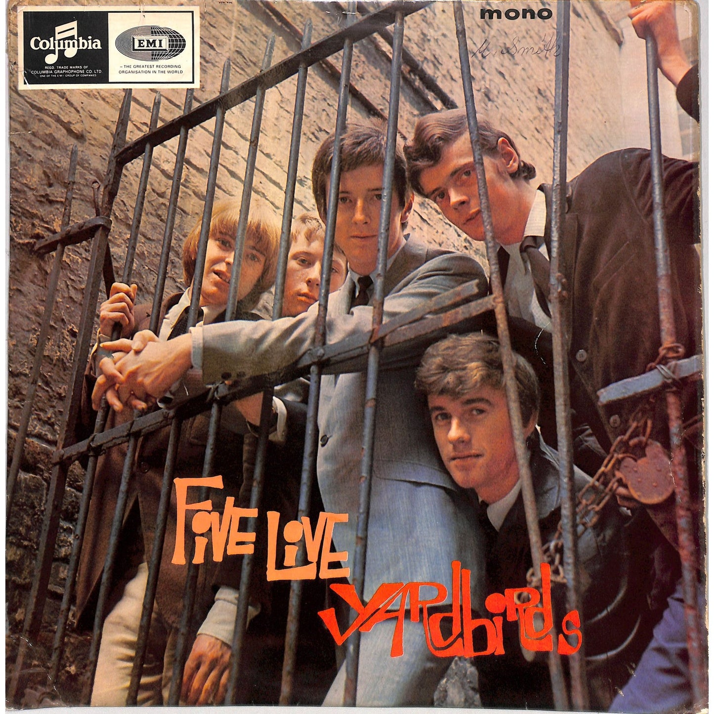 Yardbirds - Five Live Vinyl Record SX 1677