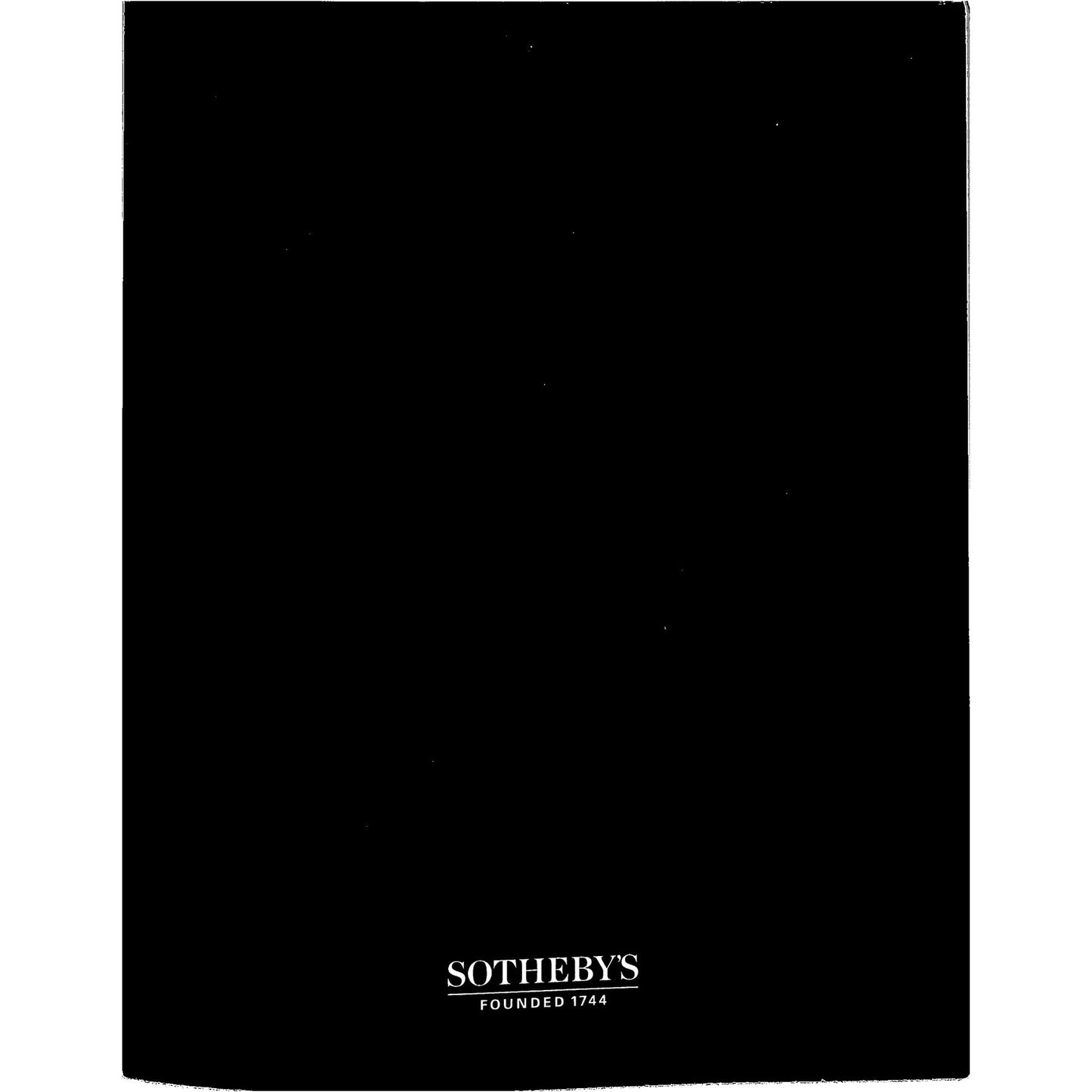Sotheby's Auction Catalog November 8 1995