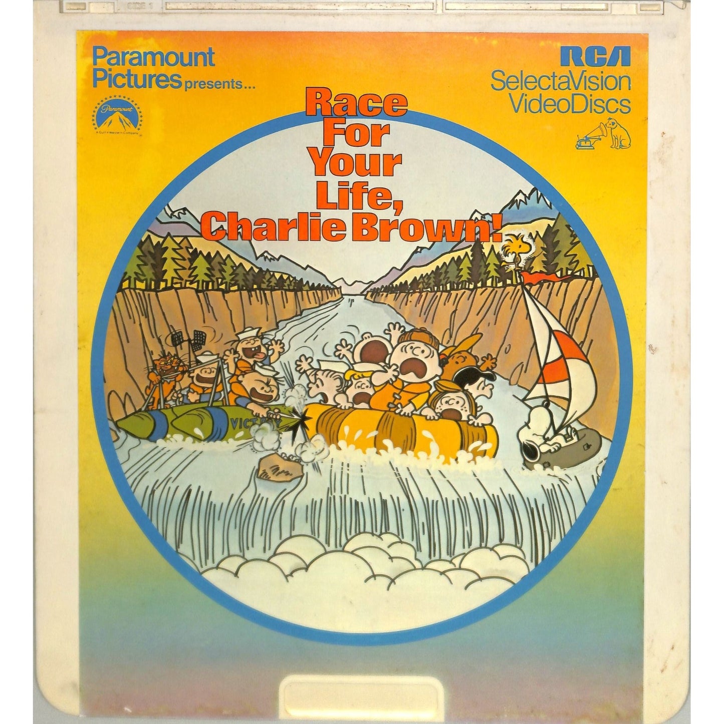 Race for Your Life, Charlie Brown (1977) Vintage CED Videodisc