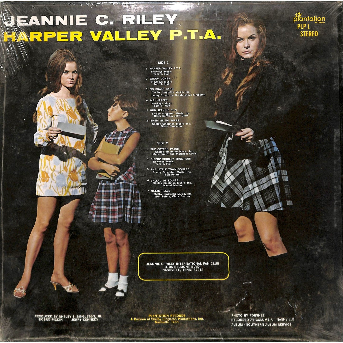 Jeannie C. Riley - Harper Valley P.T.A. (1968) SEALED Vinyl LP PLP 1