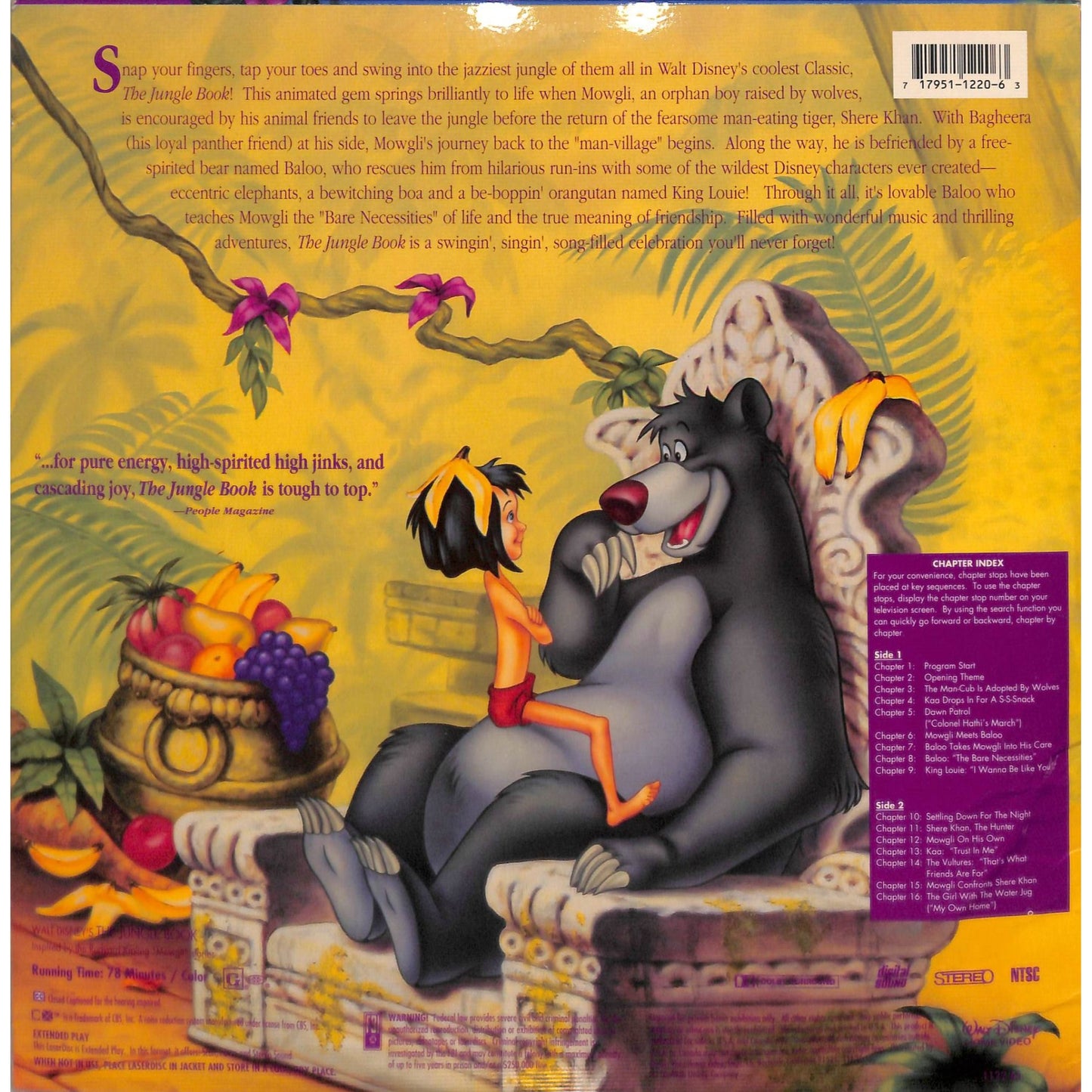 The Jungle Book (1967) Laserdisc