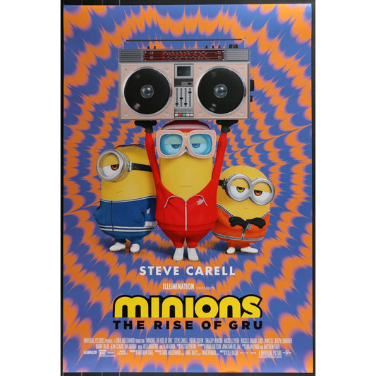 Minions: The Rise of Gru (2022) Original Double-sided Movie Poster Rolled 27x40