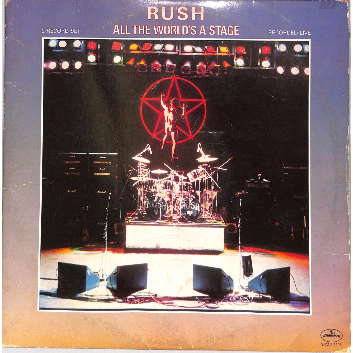 Rush - All the World's a Stage 2LP Vinyl Record SRM-2-7508