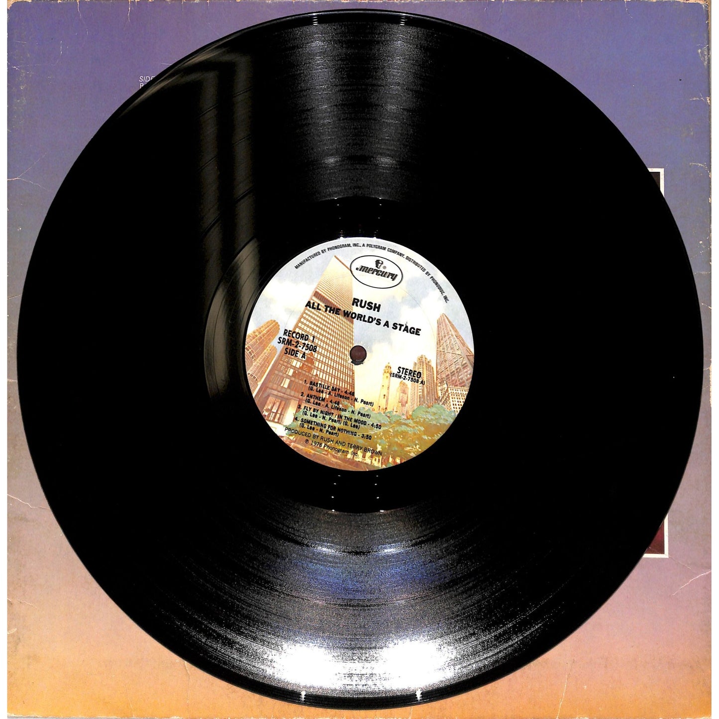 Rush - All the World's a Stage 2LP Vinyl Record SRM-2-7508