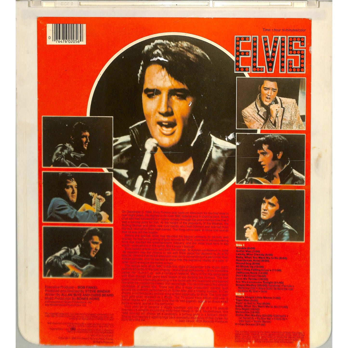 Elvis: the 1968 Comeback Special (1968) Vintage CED Videodisc