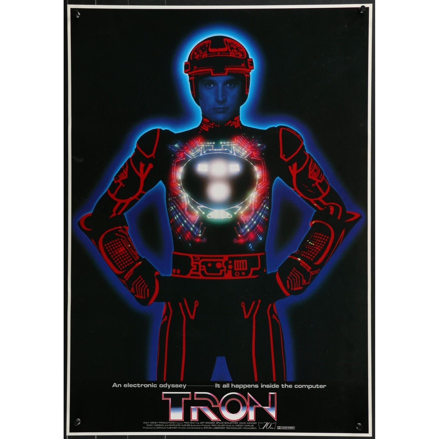 Tron (1982) Original Rolled Japanese Poster 29x21