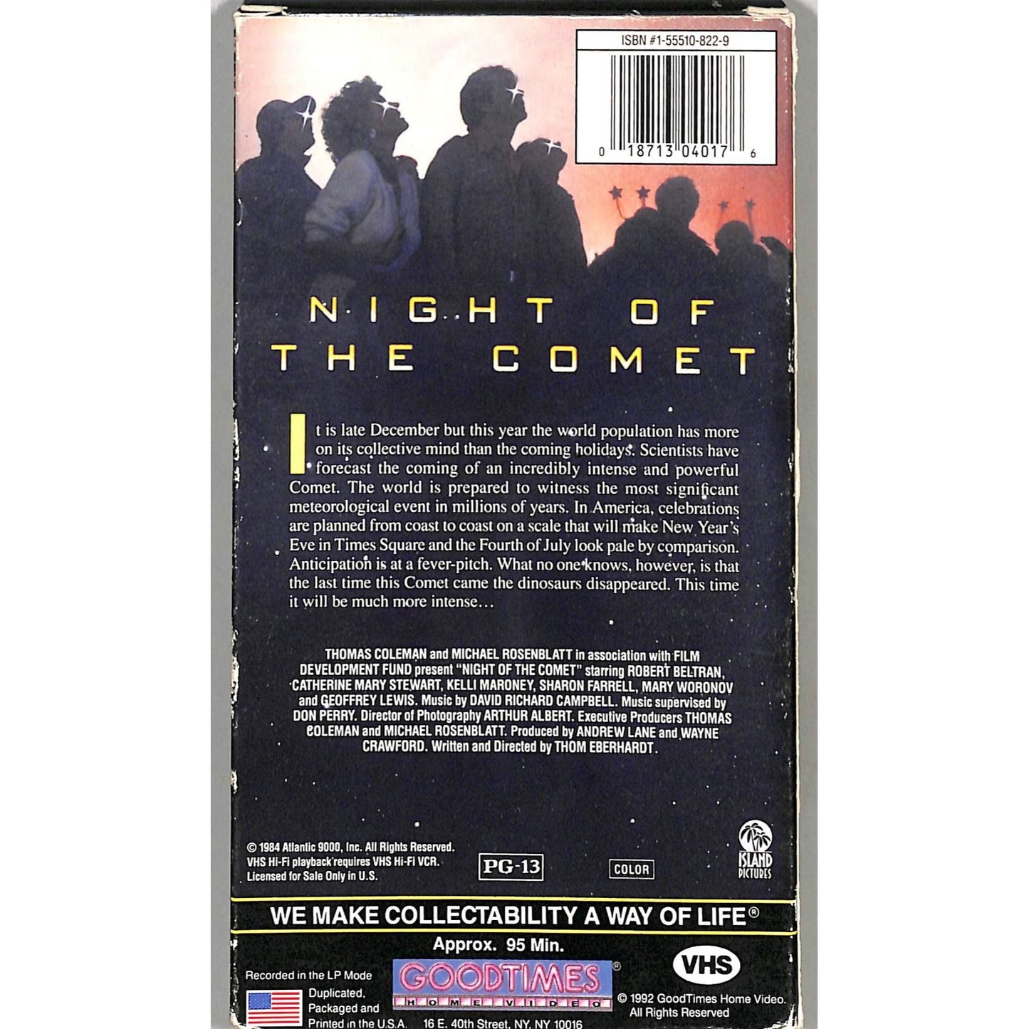 Night of the Comet (1984) VHS Tape Good condition
