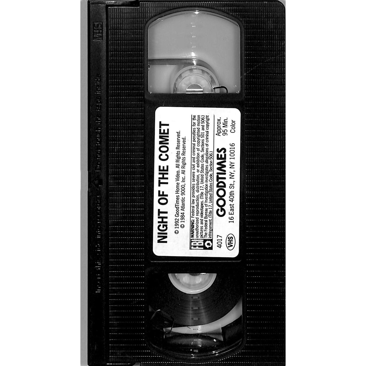 Night of the Comet (1984) VHS Tape Good condition
