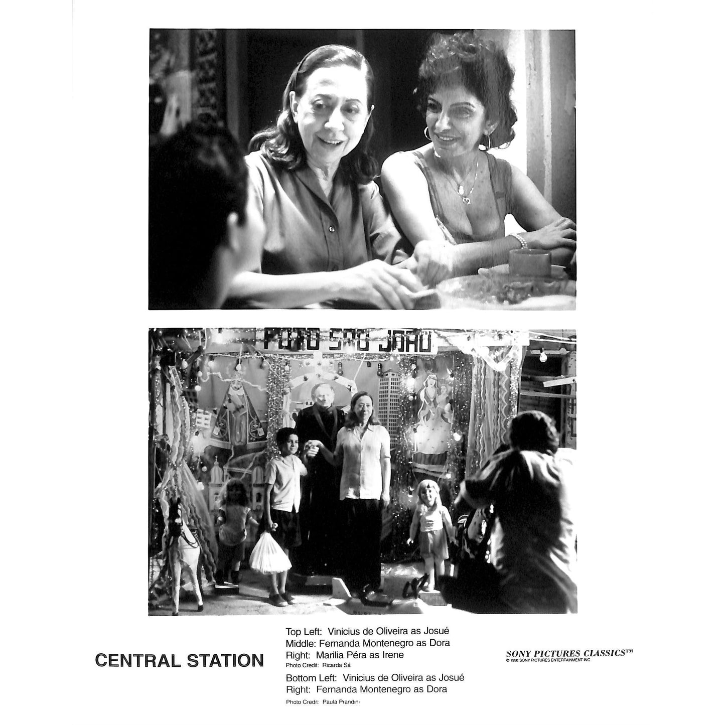 Central Station (1998) Movie Still Full Set 8x10