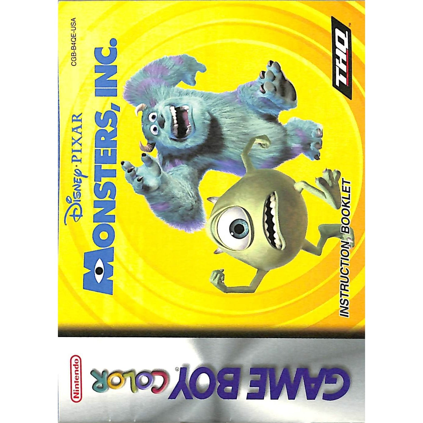 Disney Monsters, Inc. (2001) Game Boy Color Cartridge Tested