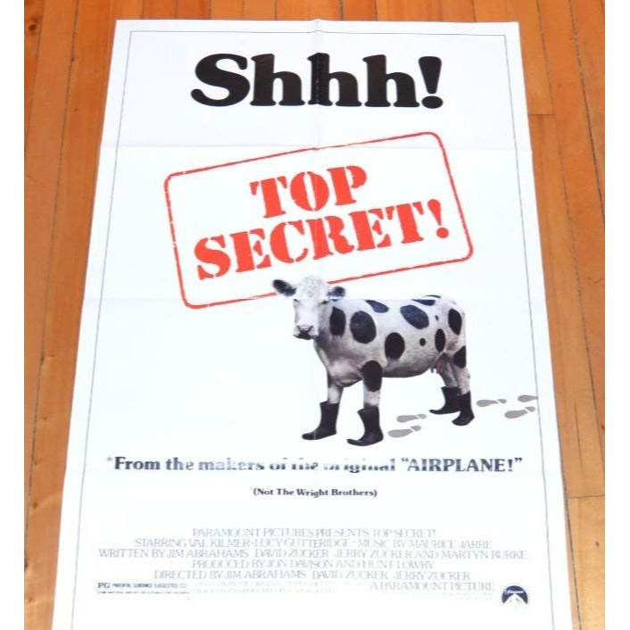 Top Secret! (1984) Original Movie Poster Folded 27x41