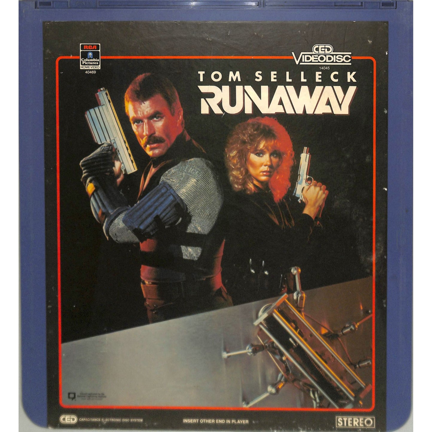 Runaway (1984) Vintage CED Videodisc