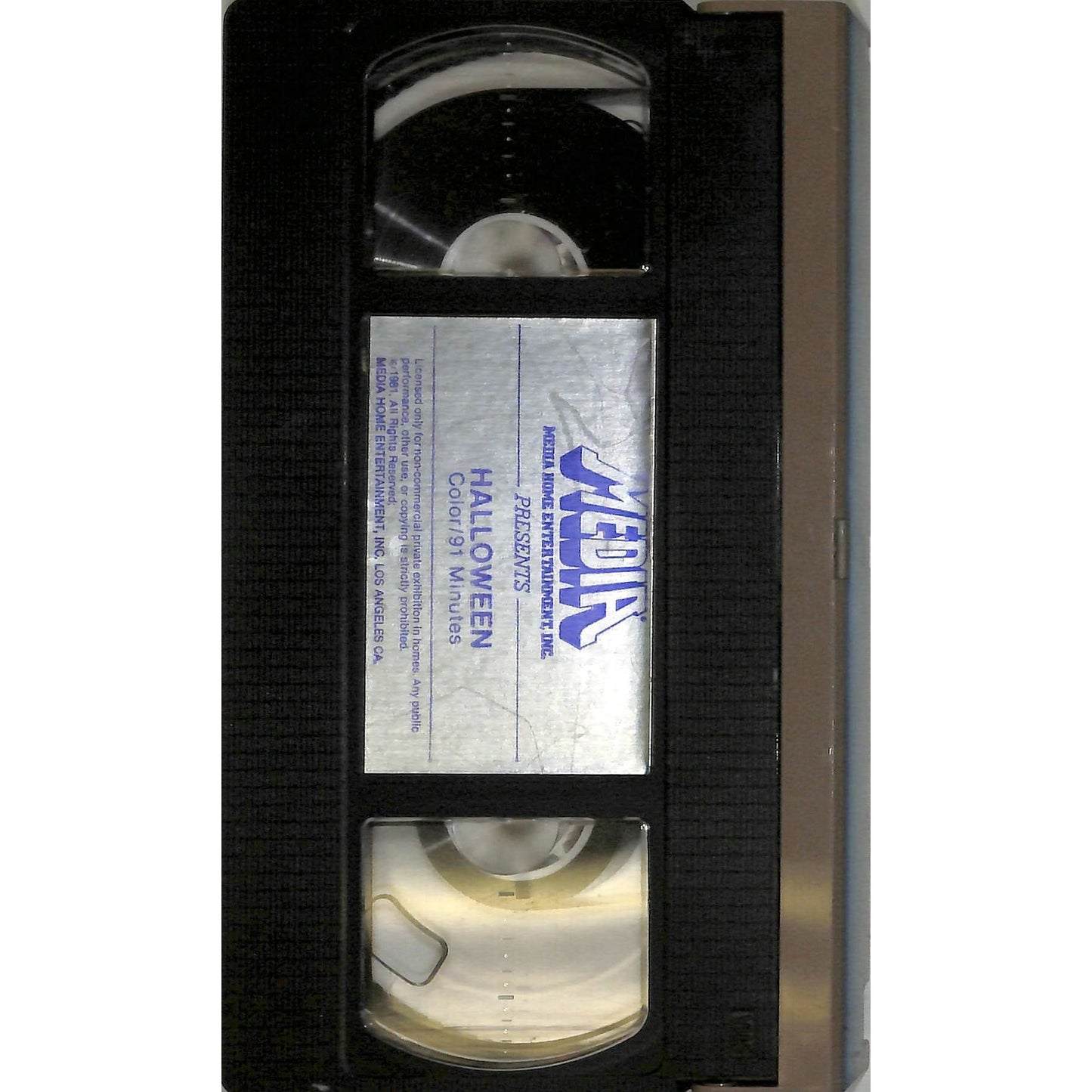 Halloween VHS (1981) Release Media Home Entertainment Double Flap Case