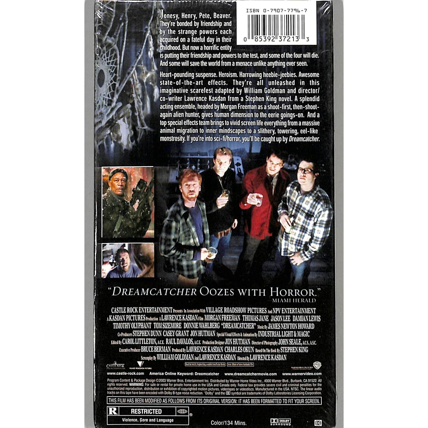 Dreamcatcher (2003) VHS Tape SEALED NEW CONDITION