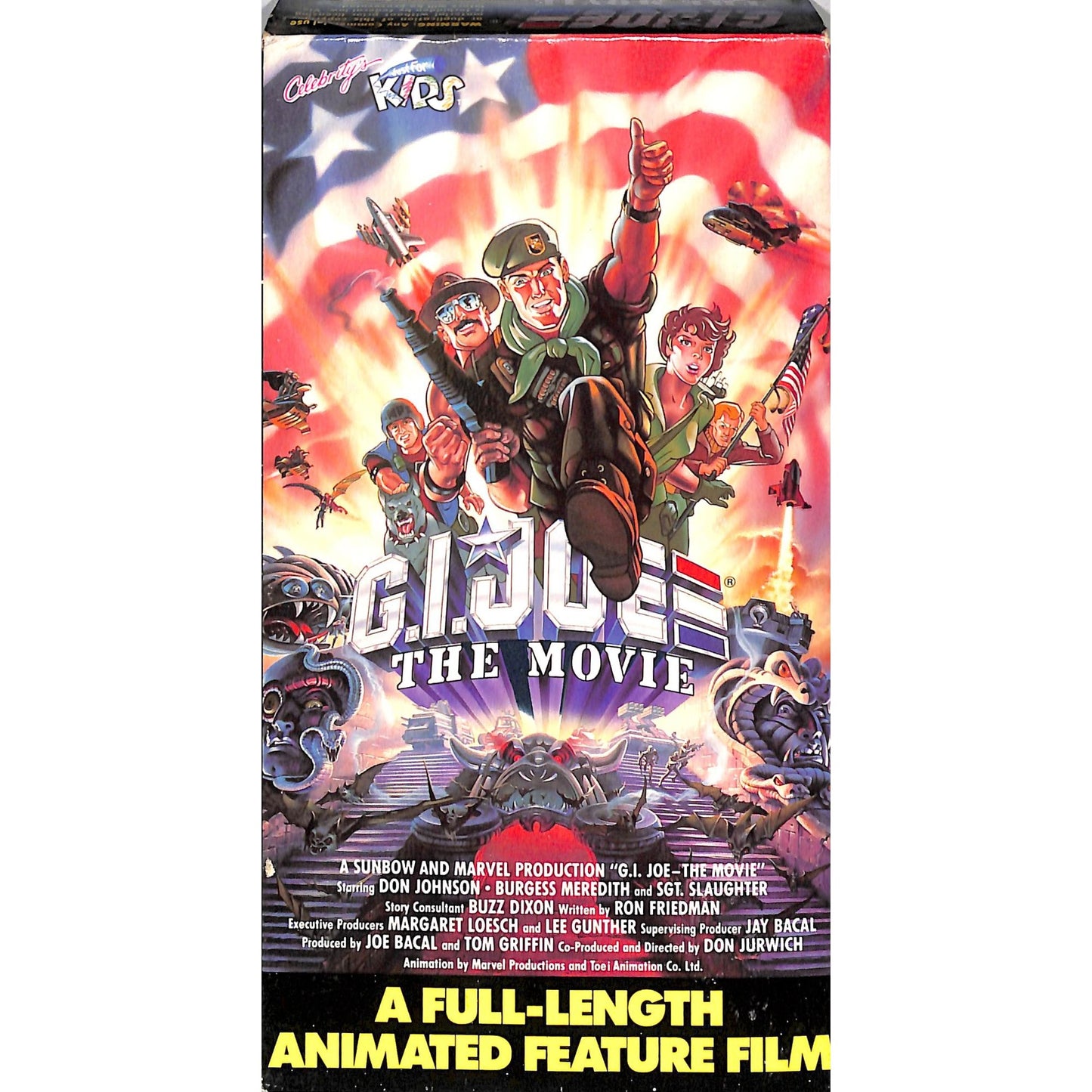 G.I. Joe The Movie (1987) VHS Tape Good condition