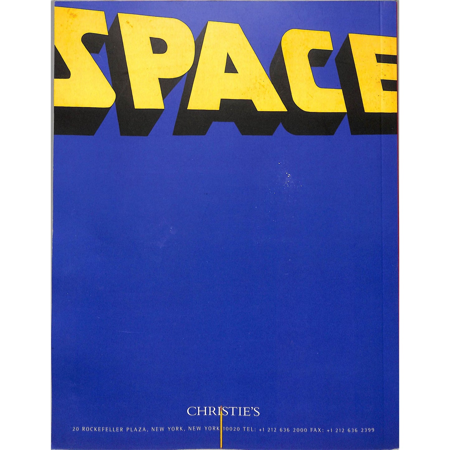 Christie's Post War and Contemporary Auction Catalog May 14, 2002