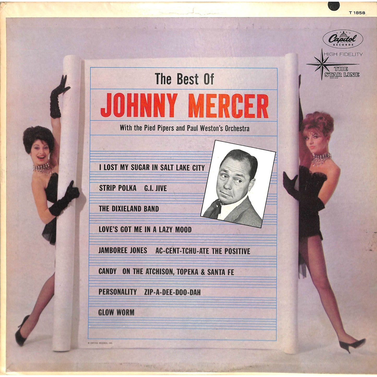 The Best of Johnny Mercer (1963) Vinyl Record T-1858
