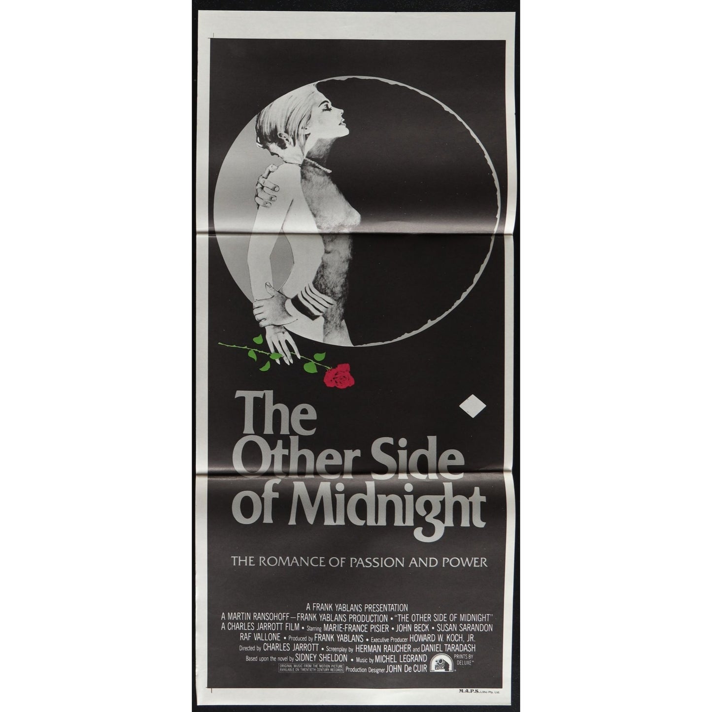 The Other Side of Midnight (1977) Original Australian Daybill Movie Poster 13x30