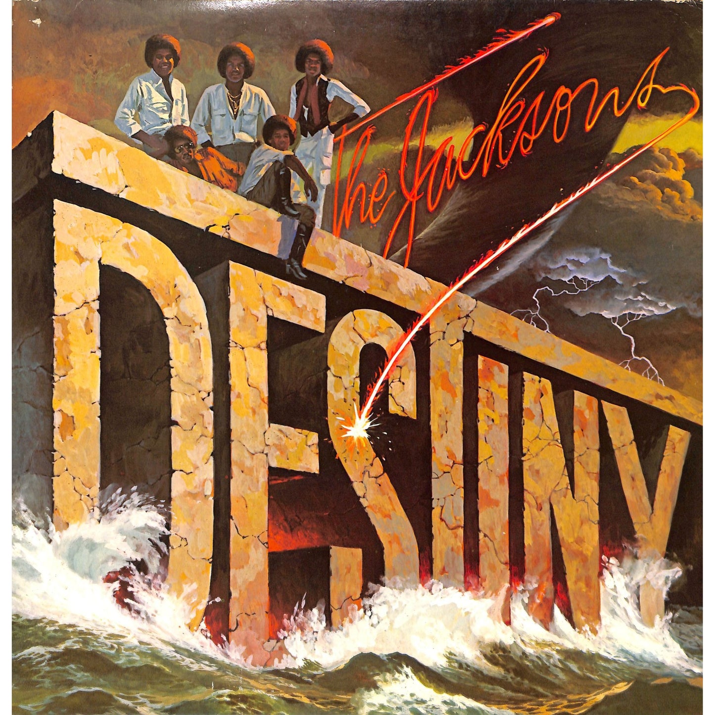 The Jacksons - Destiny Promo Vinyl Album JE 35552