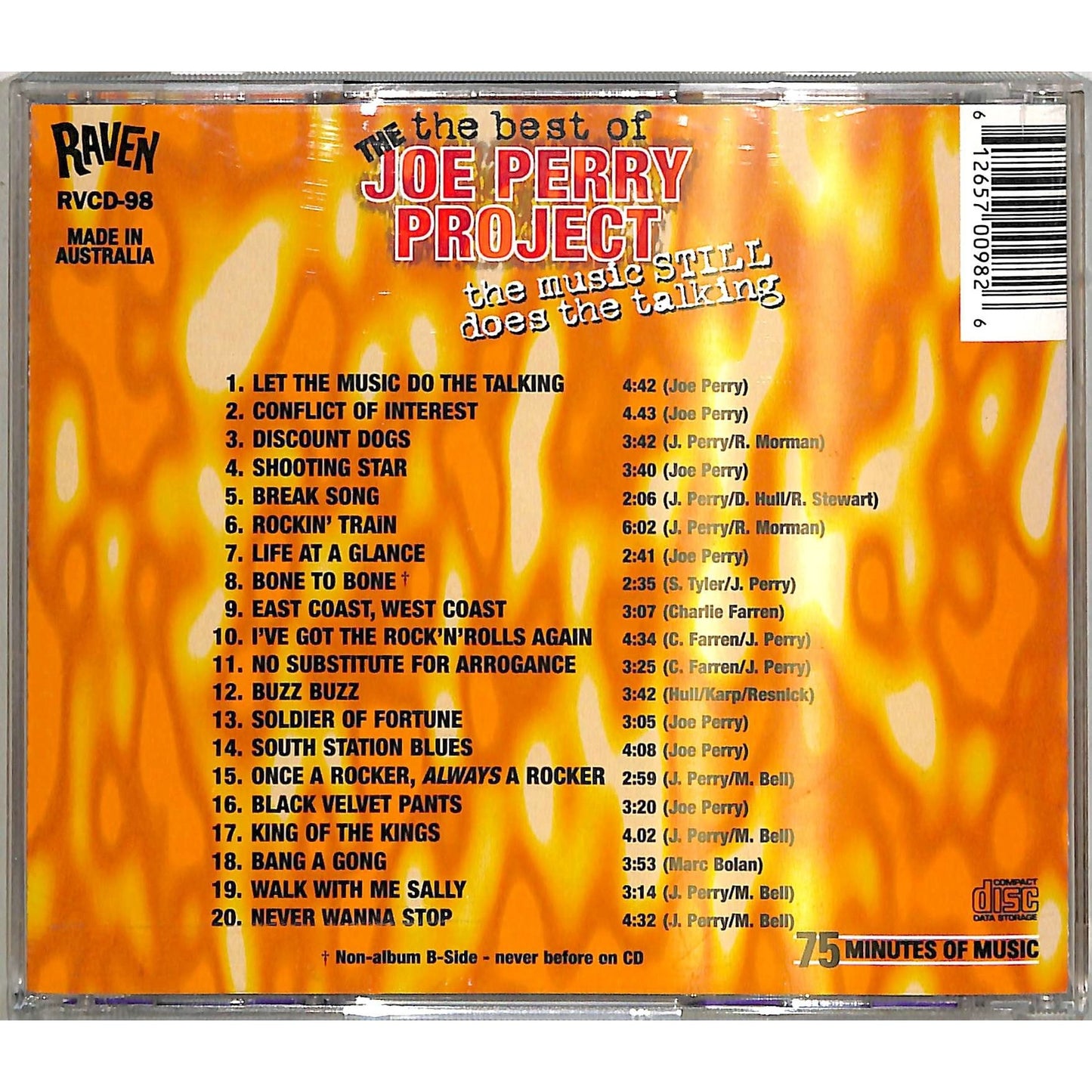 The Best of the Joe Perry Project: The Music STILL Does the Talking (1999) CD
