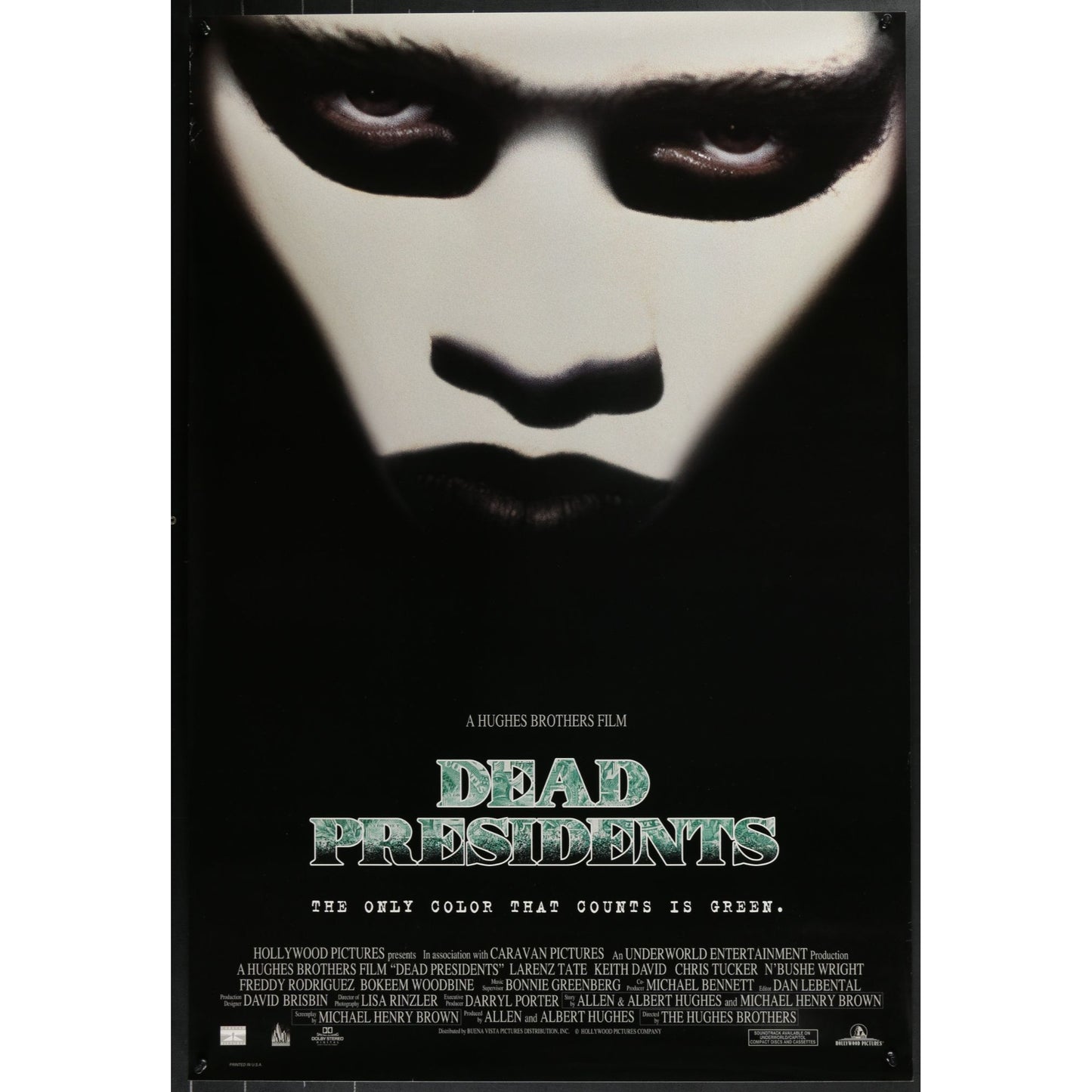 Dead Presidents (1995) Original DS Movie Poster Rolled 27x40