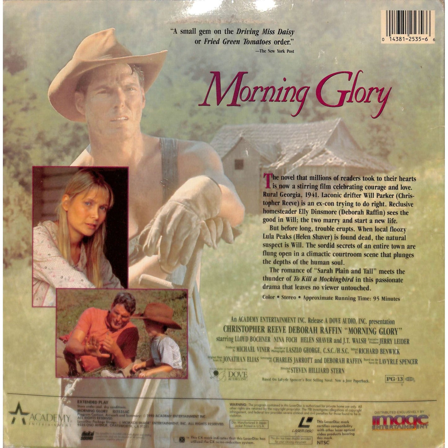 Morning Glory (1993) Laserdisc