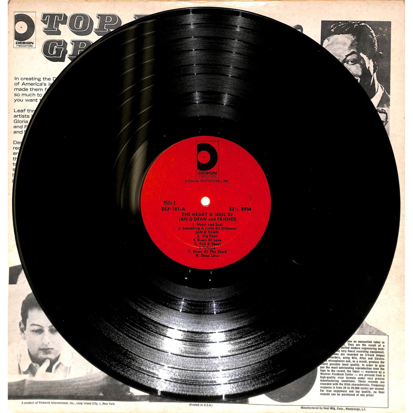 Jan & Dean & The Satellites - The Heart & Soul of Jan & Dean & Friends Vinyl