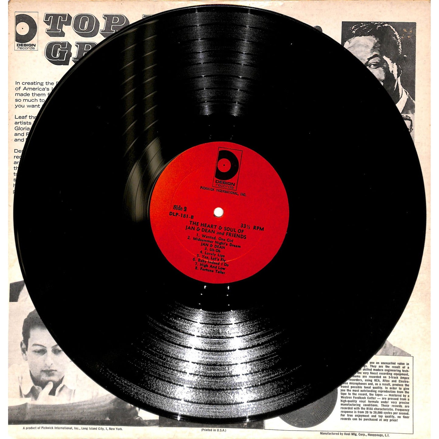 Jan & Dean & The Satellites - The Heart & Soul of Jan & Dean & Friends Vinyl