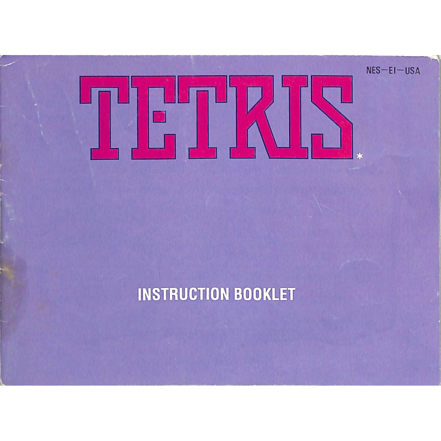 Tetris (1989) Nintendo NES Cartridge + Instruction Booklet