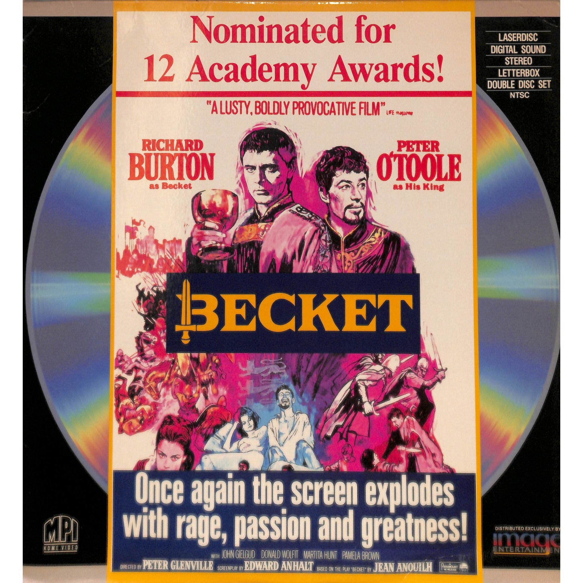 Becket (1964) Laserdisc Video PopCatalog