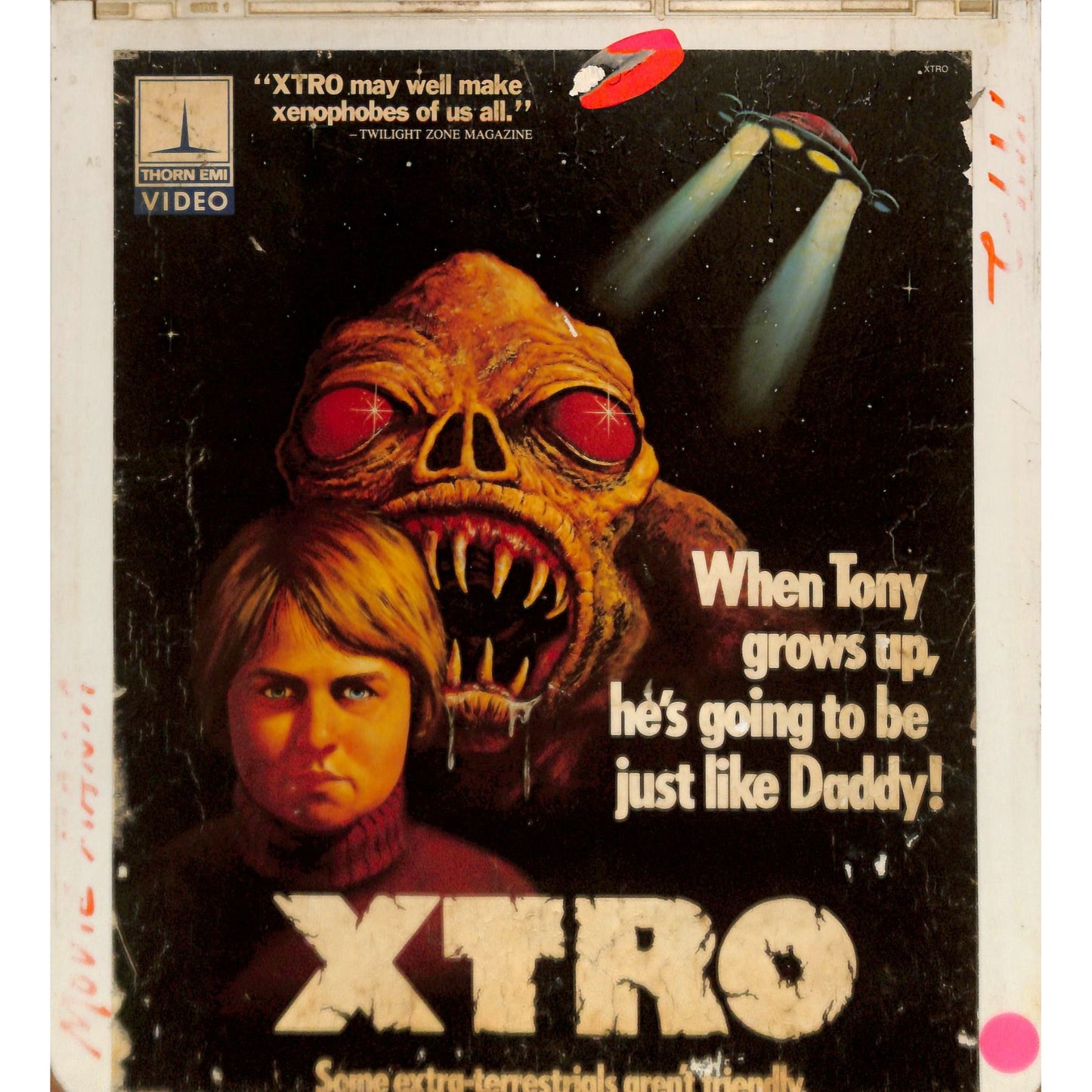 Xtro (1982) Vintage CED Videodisc TESTED WORKING