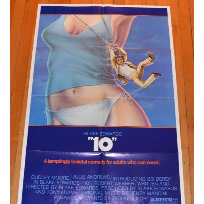 10 (1979) Original Movie Poster Folded 27x41