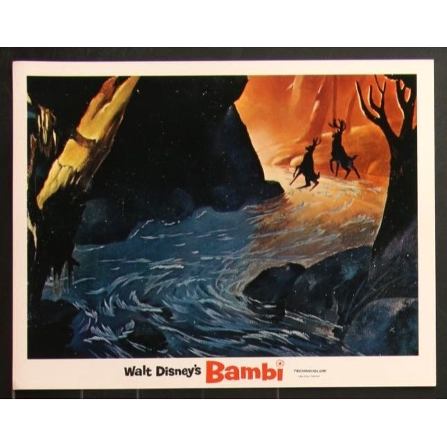 Bambi (1975 Re-release) Original Lobby Card Movie Poster 11x14
