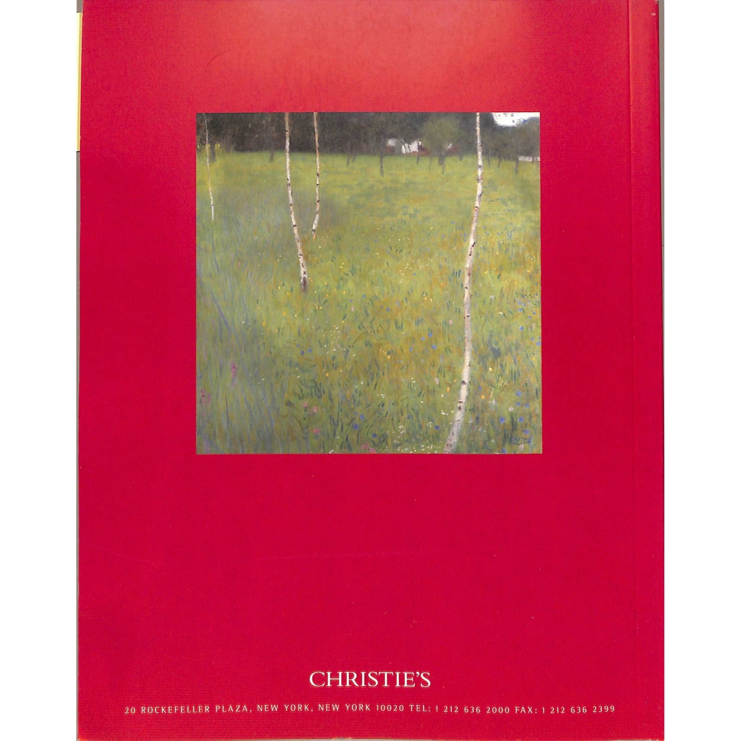 Christie's Impressionist and Modern Art Auction Catalog November 6, 2001