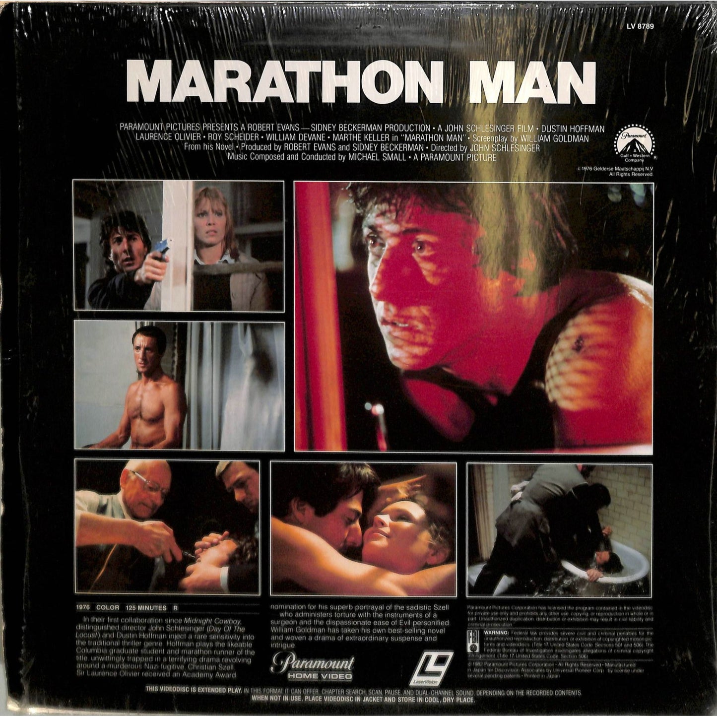 Marathon Man (1976) Laserdisc