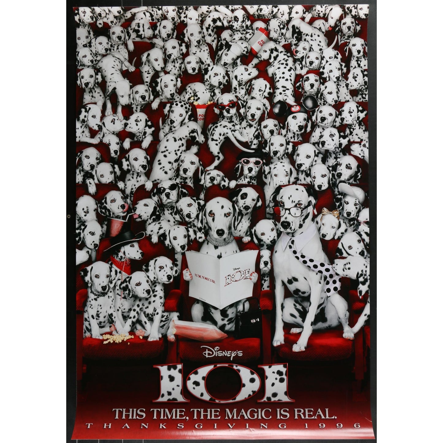 101 Dalmatians (1996) Original Single-sided Movie Poster Rolled 27x40