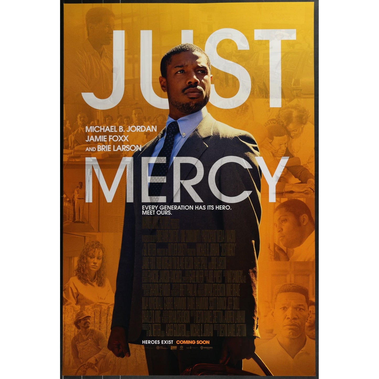 Just Mercy (2019) Original Double-sided Movie Poster Rolled 27x40