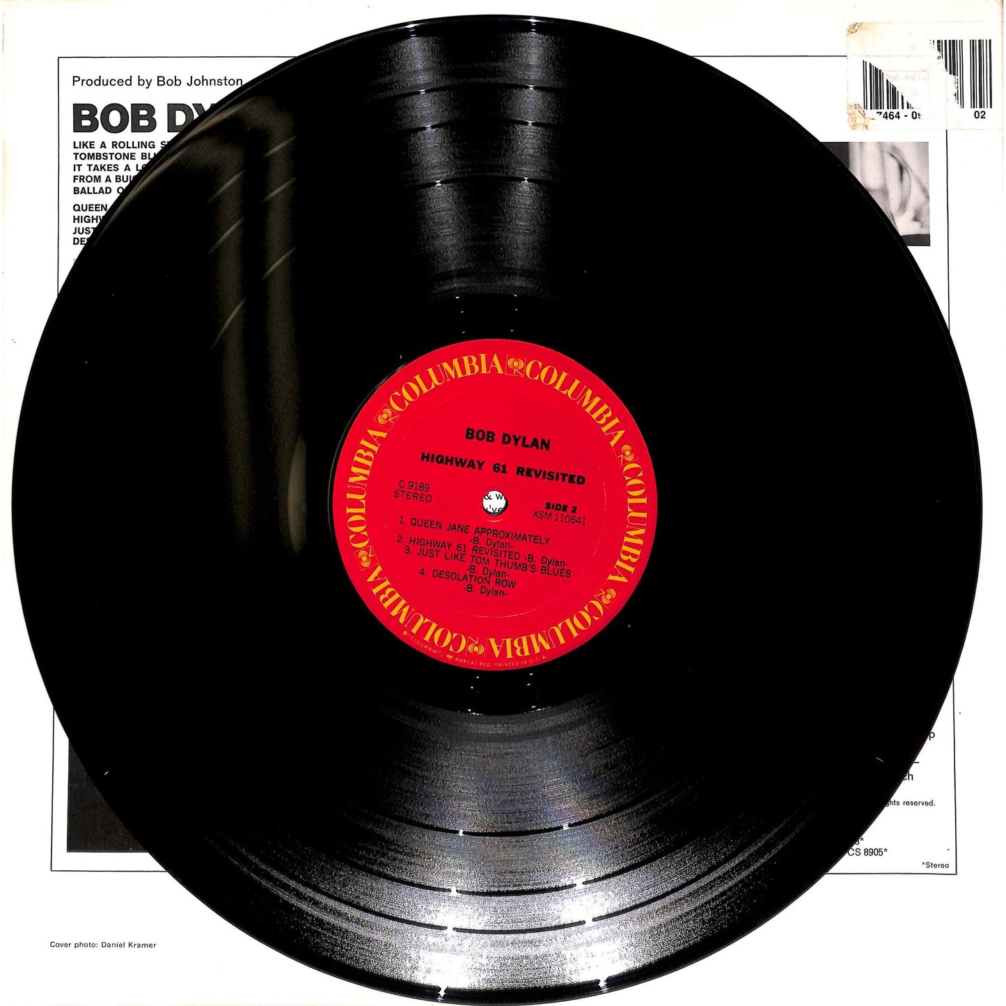 Bob Dylan - Highway 61 Revisited Vinyl Record C 9189