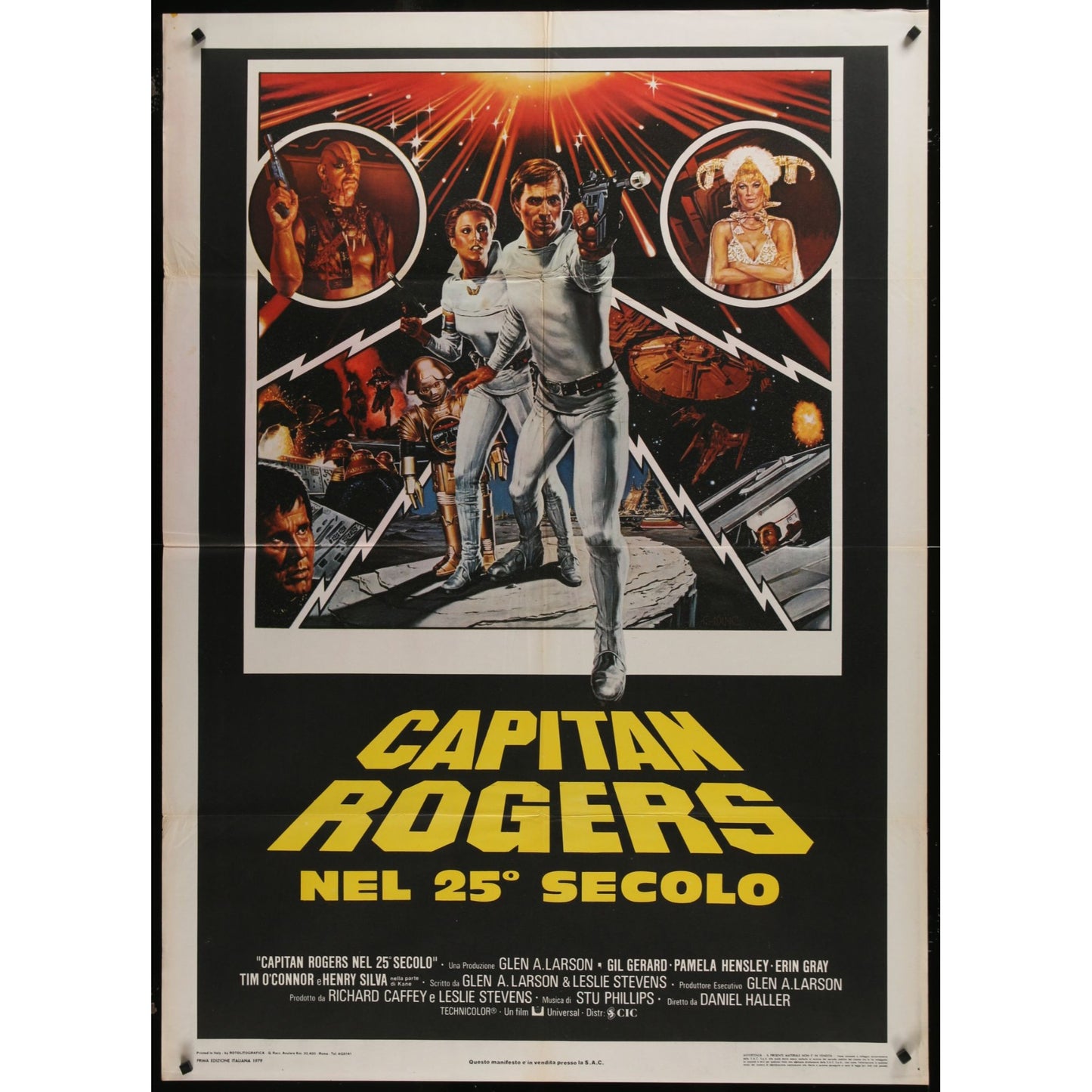 Buck Rogers in the 25th Century (1979) Original Italian 1P Movie Poster 39x55