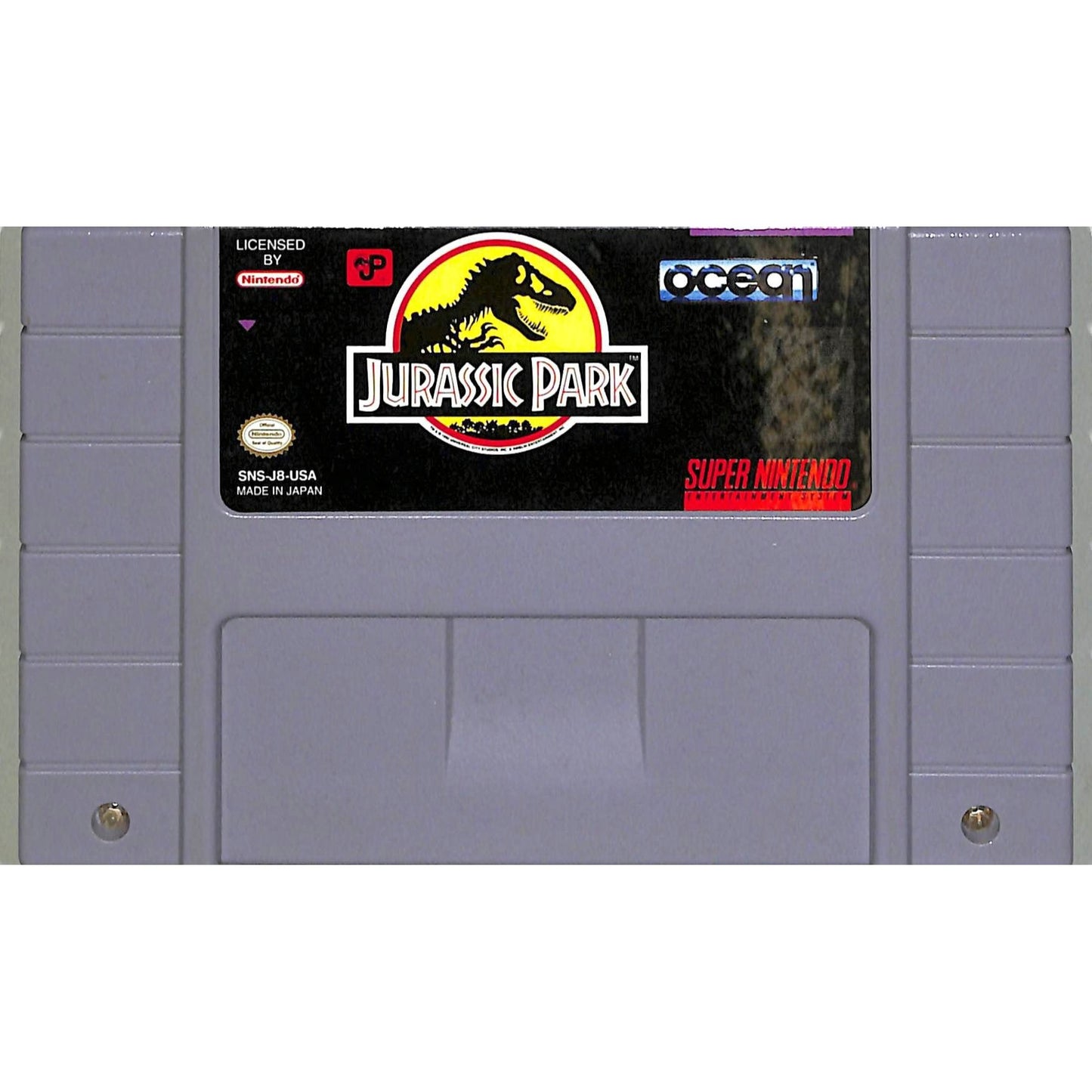 Jurassic Park (1993) Nintendo SNES Cartridge