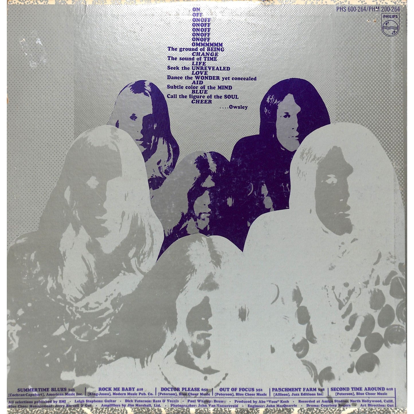 Blue Cheer - Vincebus Eruptum Vinyl Record PHS 600-264