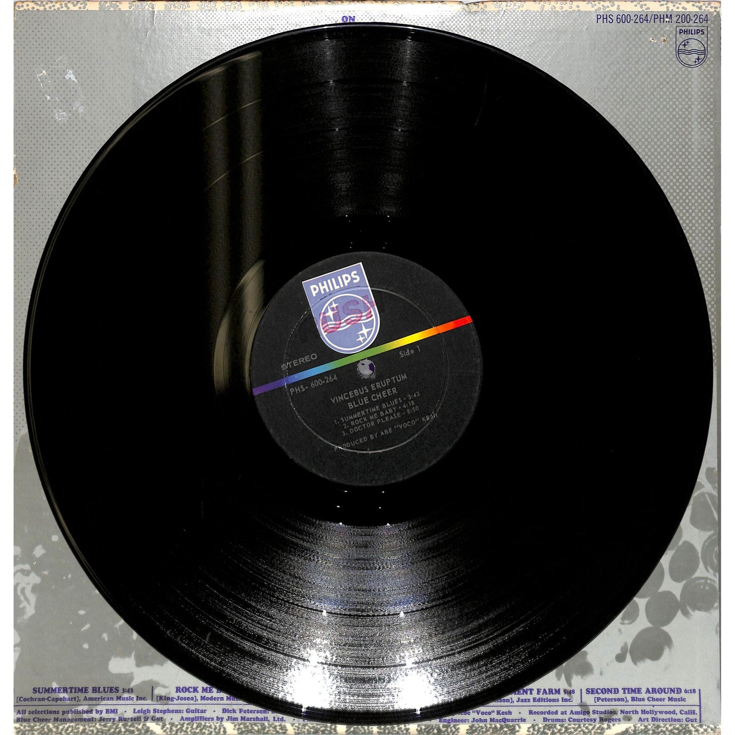 Blue Cheer - Vincebus Eruptum Vinyl Record PHS 600-264